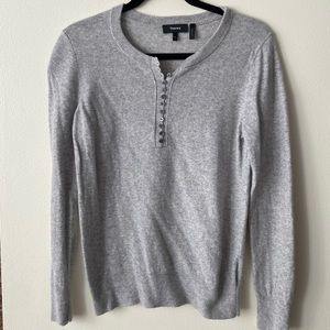 Theory Henley Sweater in Cashmere